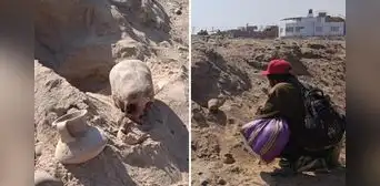 Reciclador halla restos óseos y una vasija con características antiguas en Tacna