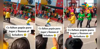 “Todo por su hijo”: heladero de D'Onofrio deja su trabajo para apoyar a padres en concurso escolar