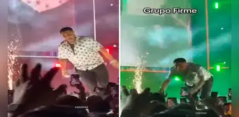 Cantante se arroja al público, nadie lo agarra y termina en el piso: ¡Al mismo estilo de Sergio Galliani!