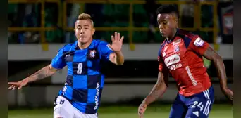 Boyacá Chicó venció 1-0 a Medellín en la agonía y se mete en la pelea de los cuadrangulares finales