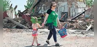 Rusia evacúa a niños de zonas bombardeadas en frontera con Ucrania