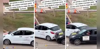 Joven va a sacar su brevete, pero termina chocando: "Aún no tiene licencia y ya se la quitaron" Joven va a sacar su brevete, pero termina chocando: "Aún no tiene licencia y ya se la quitaron"