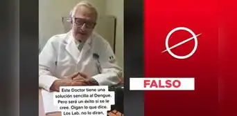 El dengue no se da por “falta de calcio”, sino por un virus El dengue no se da por “falta de calcio”, sino por un virus