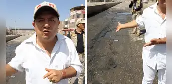 Alcalde de Trujillo fue hasta Chiclayo y 'fiscalizó' obra: "Inhabiliten a los Acuña Peralta"