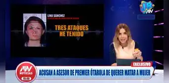 Exsecretaria del Ministerio de Defensa denunció que asesor de Otárola la amenazó de muerte