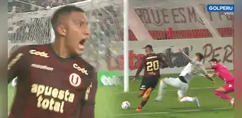 ¡Siempre en el área! Alex Valera aprovecha rebote del portero y puso el primero de Universitario