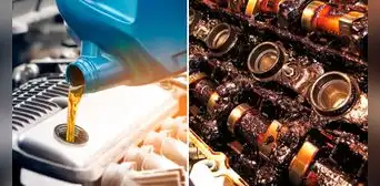 Mecánico revela las consecuencias de echar aceite a granel a un motor: "Se hizo grumos"
