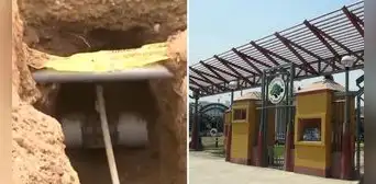 Surco: descubren conexión clandestina de agua en el Country Club El Bosque Surco: descubren conexión clandestina de agua en el Country Club El Bosque