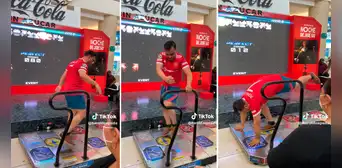 Hombre revive sus mejores años al vencer el 'Dance Revolution' en centro comercial Hombre revive sus mejores años al vencer el 'Dance Revolution' en centro comercial