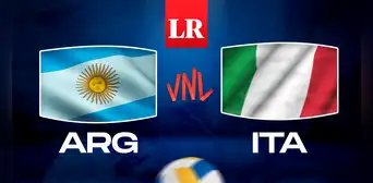 Argentina vs. Italia EN VIVO: ¿a qué hora y dónde ver el partido por la Volleyball Nations League 2023?