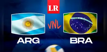 Brasil derrota a Argentina por 3 sets a 2 en la Volleyball Nations League 2023