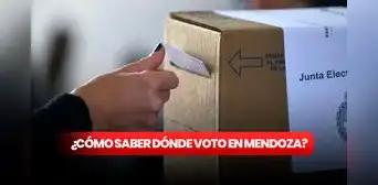 Elecciones Argentina 2023: ¿cómo saber dónde voto este domingo si soy de Mendoza?