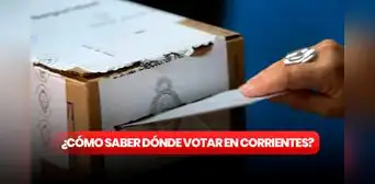 Elecciones Argentina 2023: ¿dónde voto este domingo si soy de Corrientes? Elecciones Argentina 2023: ¿dónde voto este domingo si soy de Corrientes?