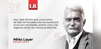 Regiones sueltas en plaza, por Mirko Lauer
