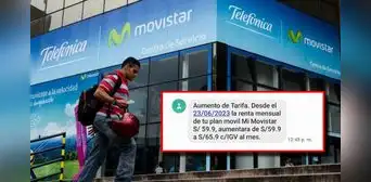 Movistar incrementará en hasta S/6 sus tarifas de línea móvil Movistar incrementará en hasta S/6 sus tarifas de línea móvil