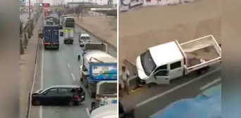 SJM: reportan gran congestión vehicular en la Panamericana Sur por accidente de tránsito