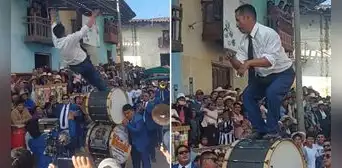 Director de banda la rompe con sus divertidos pasos en La Libertad: “Marcando la diferencia” Director de banda la rompe con sus divertidos pasos en La Libertad: “Marcando la diferencia”