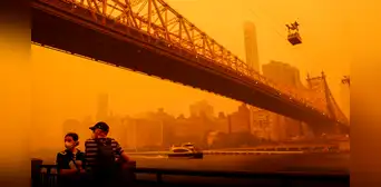 El humo de los incendios de Canadá oscurece Nueva York y causa la peor calidad de aire del mundo El humo de los incendios de Canadá oscurece Nueva York y causa la peor calidad de aire del mundo