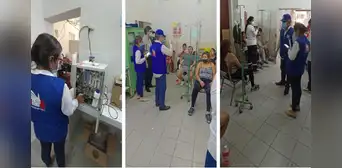 Colapsan hospitales en Piura y pacientes con dengue son atendidos en sillas Colapsan hospitales en Piura y pacientes con dengue son atendidos en sillas