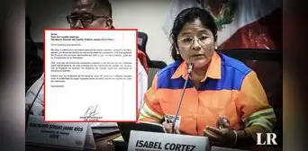 Isabel Cortez renunció al partido de izquierda Juntos por el Perú Isabel Cortez renunció al partido de izquierda Juntos por el Perú