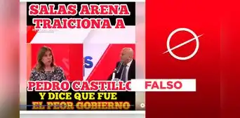 Alejandro Salas no dijo en entrevista que Gobierno de Pedro Castillo “fue el peor” Alejandro Salas no dijo en entrevista que Gobierno de Pedro Castillo “fue el peor”