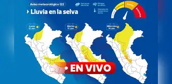 Senamhi advierte lluvias de gran magnitud en la selva sur y central en los próximos días Senamhi advierte lluvias de gran magnitud en la selva sur y central en los próximos días