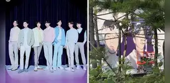 BTS FESTA: pintan un inmenso mural conmemorativo por el décimo aniversario del grupo BTS FESTA: pintan un inmenso mural conmemorativo por el décimo aniversario del grupo