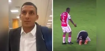 Alex Valera rompe su silencio tras sufrir el repudiable acto por jugador de Santa Fe