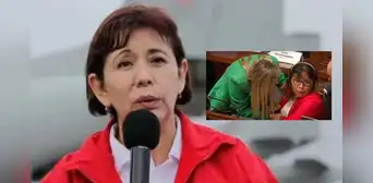 Ministra de la Mujer rechaza agresión de María del Carmen Alva contra Francis Paredes Ministra de la Mujer rechaza agresión de María del Carmen Alva contra Francis Paredes