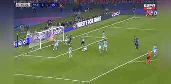 ¡Milagro en el área del City! El palo le niega el gol a Inter en la final de la Champions ¡Milagro en el área del City! El palo le niega el gol a Inter en la final de la Champions