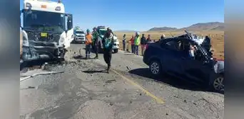 Accidente de tránsito deja 5 muertos en carretera Arequipa–Puno