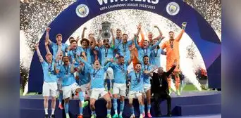 Manchester City salió campeón de la Champions League tras vencer 1-0 al Inter de Milan Manchester City salió campeón de la Champions League tras vencer 1-0 al Inter de Milan