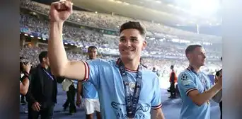 ¿Por qué Julián Álvarez fue tendencia tras la final de la Champions League pese a no jugar?