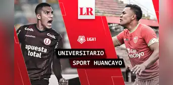 Universitario vs. Sport Huancayo EN VIVO: hora, canal y alineación del partido por la Liga 1