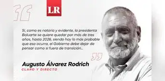 Un balance del balance de Boluarte, por Augusto Álvarez Rodrich Un balance del balance de Boluarte, por Augusto Álvarez Rodrich