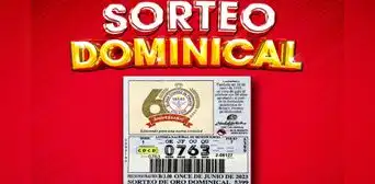 Lotería Nacional de Panamá HOY, 11 de junio: resultados EN VIVO del ‘Sorteo de Oro Dominical’ Lotería Nacional de Panamá HOY, 11 de junio: resultados EN VIVO del ‘Sorteo de Oro Dominical’