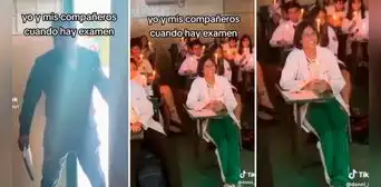¡Qué gran ingenio! Jóvenes suplican a profesor que anule el examen con alabanza: "Protégeme, señor" ¡Qué gran ingenio! Jóvenes suplican a profesor que anule el examen con alabanza: "Protégeme, señor"