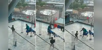 Niño se divierte jugando junto con su abuelita y conmueve en redes: "Ganó en la vida"