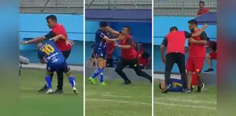 ¡Perdió el control! César Farías, ex-DT de Venezuela, se fue a las manos con jugadores rivales ¡Perdió el control! César Farías, ex-DT de Venezuela, se fue a las manos con jugadores rivales