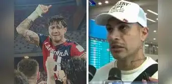 La inesperada reacción de Paolo Guerrero al enterarse del ascenso de Lapadula a la Serie A