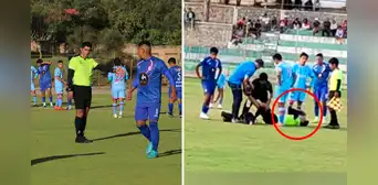 Árbitro sufrió un calambre y pidió su ‘cambio’ en partido de Copa Perú en Ayacucho