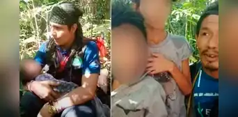 Así fue el encuentro entre rescatistas y los 4 niños perdidos por 40 días en la selva colombiana Así fue el encuentro entre rescatistas y los 4 niños perdidos por 40 días en la selva colombiana