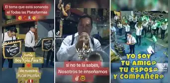 Banda la rompe con el tema “Soy todo para ti” de Flor Pileña: “Si no te la sabes, te enseñamos” Banda la rompe con el tema “Soy todo para ti” de Flor Pileña: “Si no te la sabes, te enseñamos”