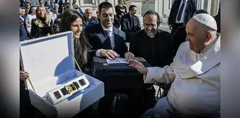 ¿Qué dice el mensaje del papa Francisco enviado en un satélite al espacio? ¿Qué dice el mensaje del papa Francisco enviado en un satélite al espacio?
