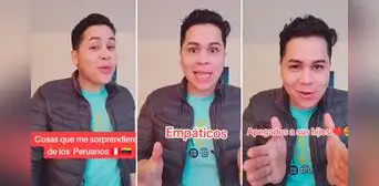 Venezolano revela las cosas que le sorprendieron al llegar al Perú: “Son muy empáticos” Venezolano revela las cosas que le sorprendieron al llegar al Perú: “Son muy empáticos”
