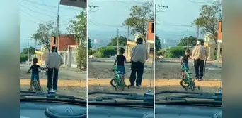 Niño ayuda a adulto mayor a llegar a su casa y enternece en redes: "Ahí está el amor" Niño ayuda a adulto mayor a llegar a su casa y enternece en redes: "Ahí está el amor"