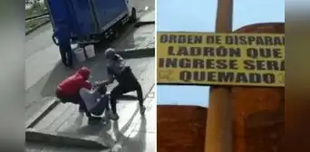 Vecinos de SMP advierten a delincuentes: "Ratero que caiga aquí será quemado" Vecinos de SMP advierten a delincuentes: "Ratero que caiga aquí será quemado"