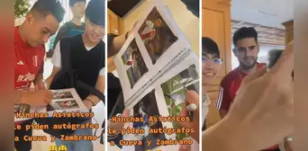 Asiáticos piden autógrafos a los jugadores de la selección peruana y los trolean: “Los confundieron con BTS”