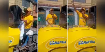 Heladero de D’Onofrio adapta parlante gigante a su carrito y la rompe cantando chicha en Arequipa Heladero de D’Onofrio adapta parlante gigante a su carrito y la rompe cantando chicha en Arequipa