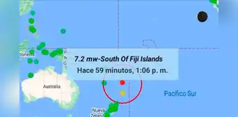 Terremoto de 7.2 sacude islas de Fiji y Tonga: autoridades descartan tsunami Terremoto de 7.2 sacude islas de Fiji y Tonga: autoridades descartan tsunami